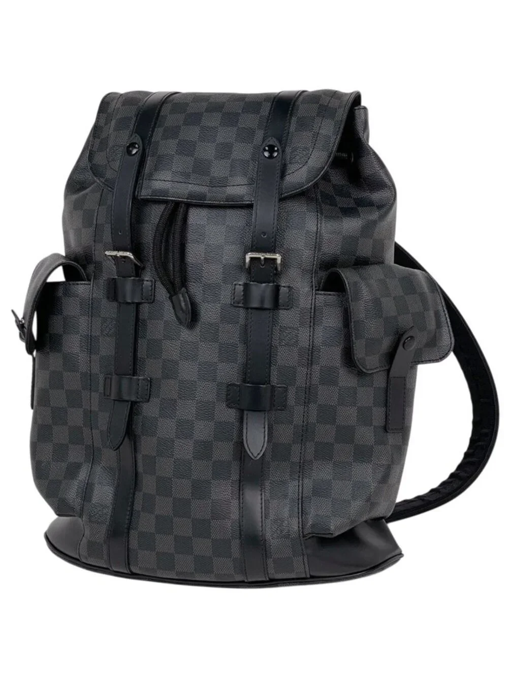 Louis Vuitton Christopher MM Backpack Damier Graphite Noir